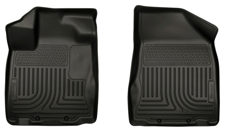 Husky Floor Liners Front 13-15 Infiniti JX35/QX60 WeatherBeater-Black