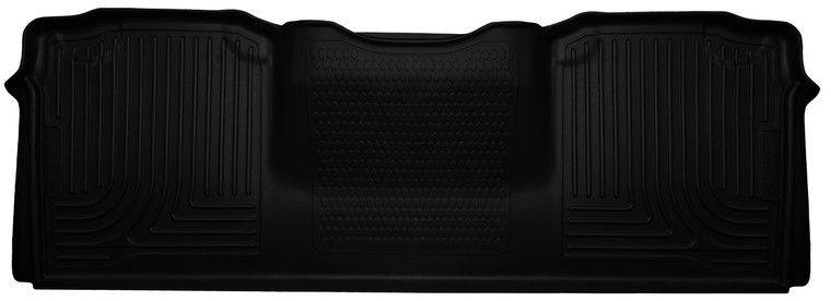 Husky Floor Liners 2nd Seat (Full Coverage) 10-15 Dodge Ram Mega Cab WeatherBeater-Black