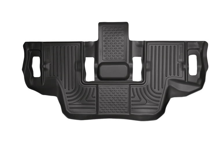 Husky Floor Liners 3rd Seat 09-14 Ford Flex WeatherBeater-Black