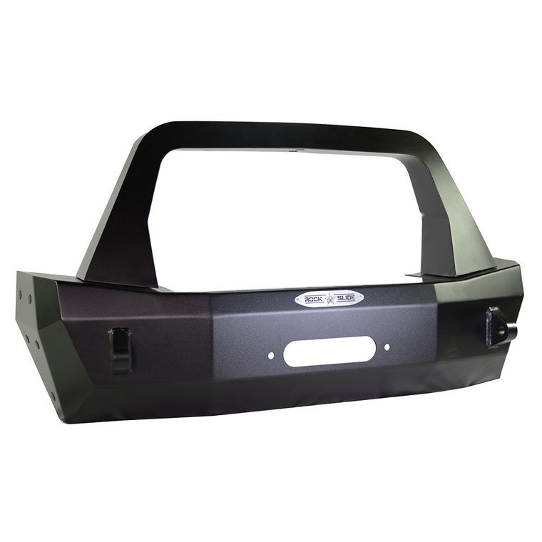 Rock Slide Engineering Rigid Shorty Front Bumper / Complete w/ Winch Plate for 2018-2022 Jeep JL 2-4 Door, 2020-2022 Gladiator