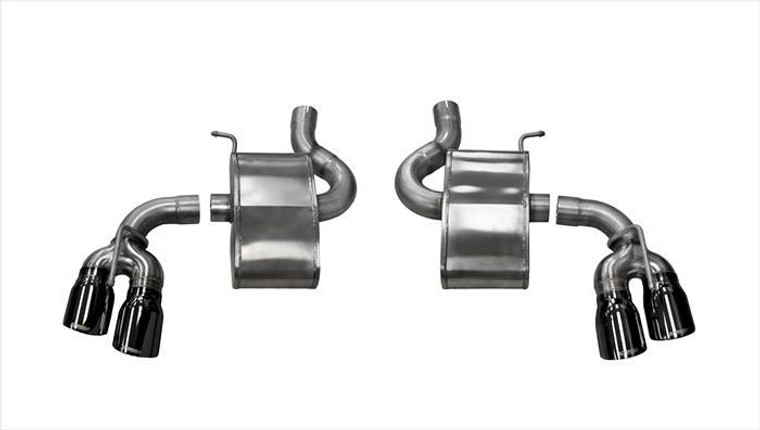 Corsa 2.75" Axle-Back Xtreme Dual Exhaust 4" Black Tips 16-19 Camaro SS/17-18 Camaro ZL1 6.2L V8 Stainless Steel