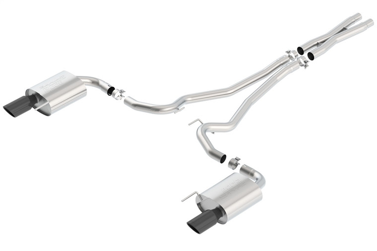 Borla S-Type Cat-Back Exhaust System 2015-2017 Ford Mustang GT/ GT Convertible 5.0L V8 Auto/Man Trans Rear Wheel Drive 2 Door - 140590BC