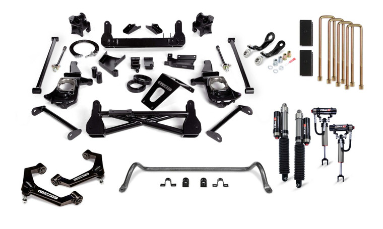 Cognito 7" Premier Lift Kit with Elka 2.5 Shocks for 2011-2019 Chevy Silverado/GMC Sierra 2500/3500 2WD/4WD