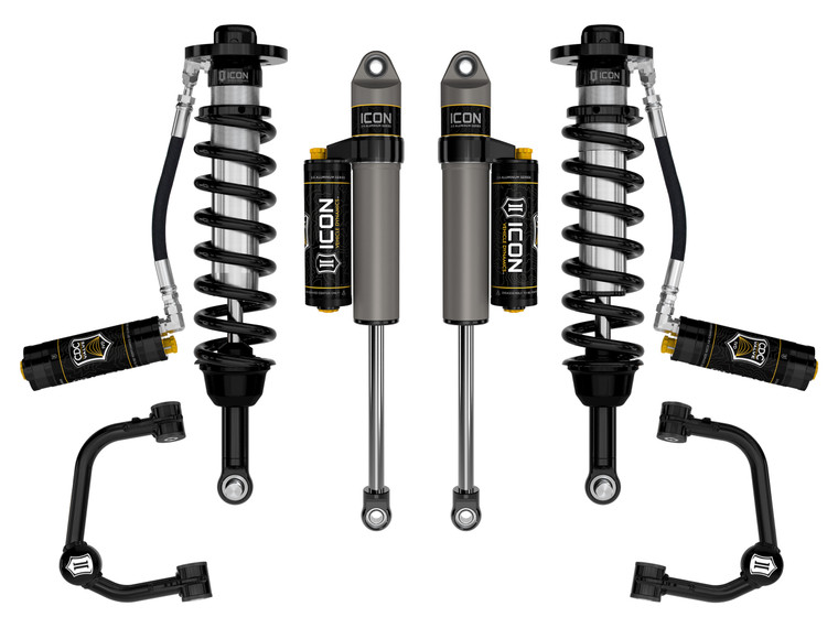 ICON 2021-2023 Ford F150 Tremor 4WD 2.5-3"Stage 4 Suspension System w/ Tubular Upper Control Arms