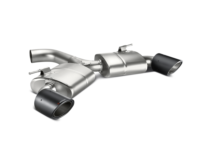 Akrapovic 17-18 Volkswagen Golf (VII) GTI FL Performance Slip-On Line (Titanium) w/ Carbon Tips
