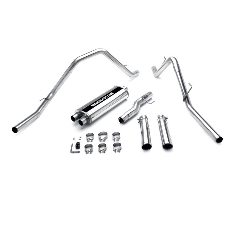 Magnaflow Stainless Cat-Back 2.5"/3" Tubing, 3.5" Tip /Exhaust Systems/Dual Exhaust Kit Split Rear Exit Mfl-15813