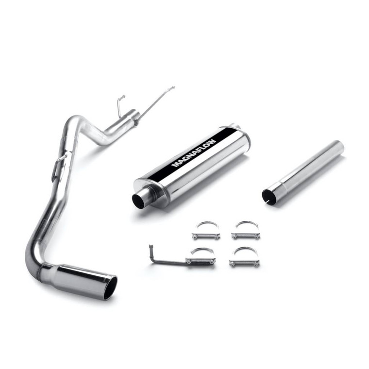 Magnaflow Stainless Cat-Back 3" Tubing, Side Exit 4" TipSingle Rear Side Exit