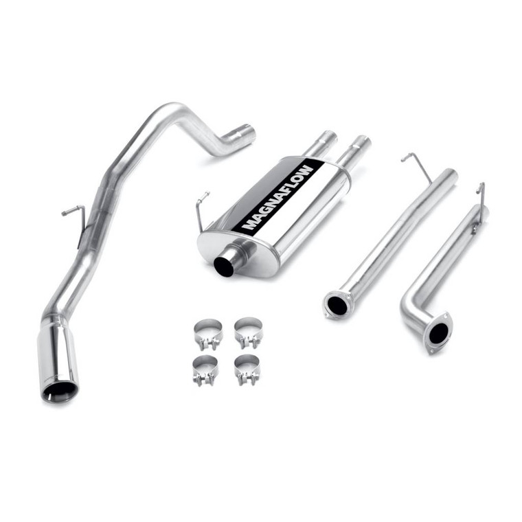 Magnaflow Stainless Cat-Back 3" Tubing, 4" Tip S Single Rear Side Exit