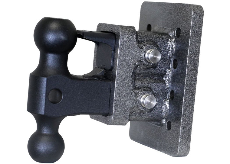 Gen-Y Mega Duty 2in Bolt-On 2.5in Drop 2K TW 16K Hitch w/GH-051 Dual-Ball/GH-032 Pintle Lock
