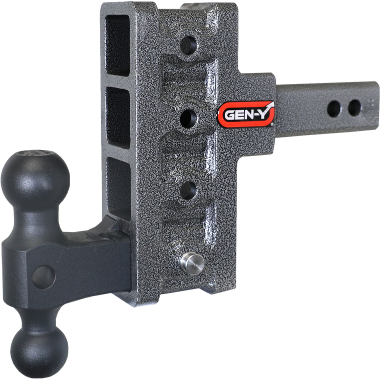 Gen-Y Mega Duty 2in Shank 5in Offset Drop 2K TW 16K Hitch w/GH-051 Dual-Ball