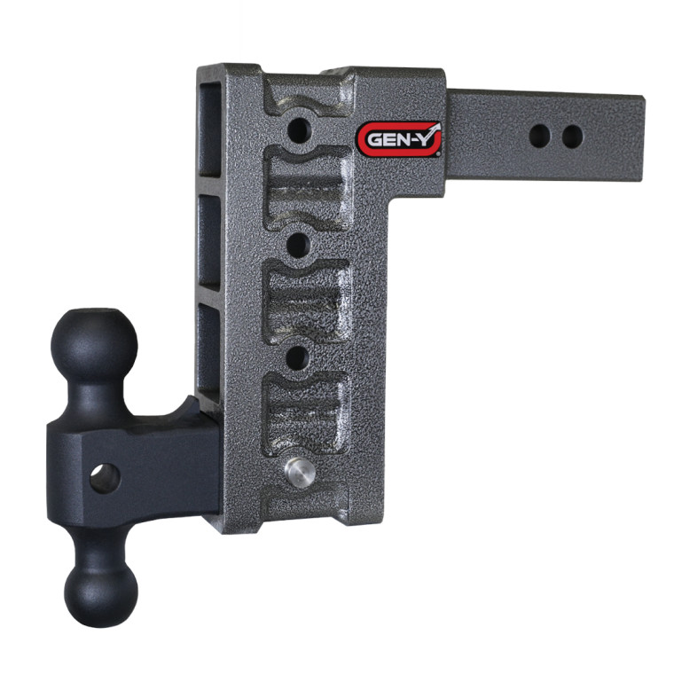 Gen-Y Mega Duty 2.5in Shank 9in Drop 3K TW 21K Hitch w/GH-061 Dual-Ball