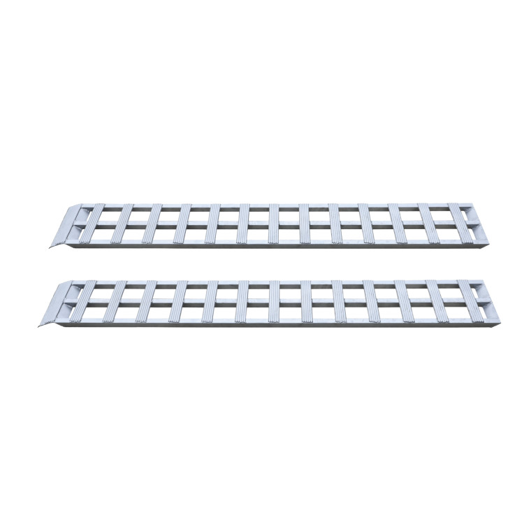 Gen-Y Lightweight 6.5ft Aluminum Loading Ramps 12in x 78in 600lb Capacity Per Ramp - Pair
