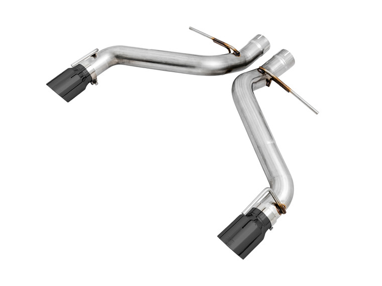 AWE Track Edition Axle-back Exhaust for Gen6 Camaro SS - Diamond Black Tips (Dual Outlet)