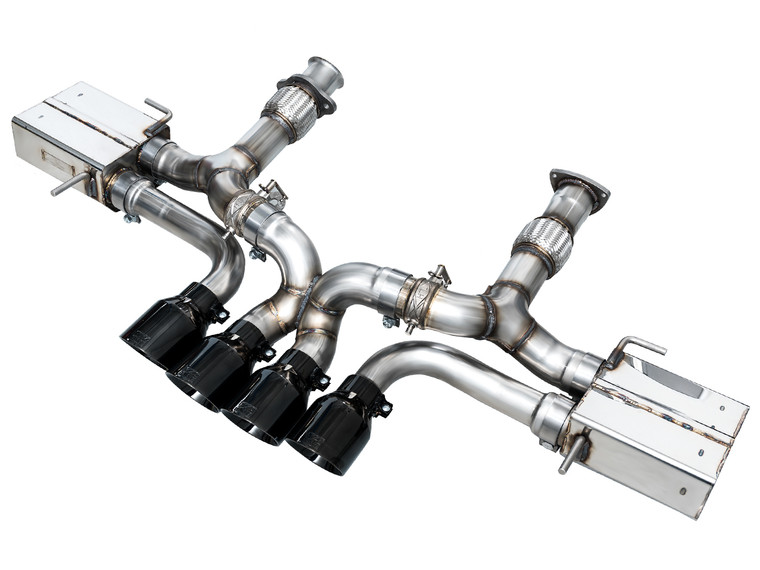 AWE SwitchPath™ Exhaust for C8 Corvette Z06 - Diamond Black Tips
