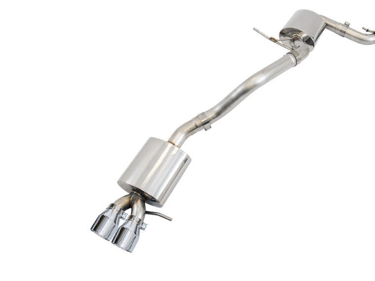 AWE Touring Edition Exhaust for MK6 Jetta 1.4T - Chrome Silver Tips