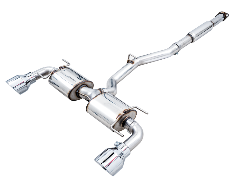 AWE Touring Edition Exhaust for Subaru BRZ / Toyota GR86 / Toyota 86 - Chrome Silver Tips
