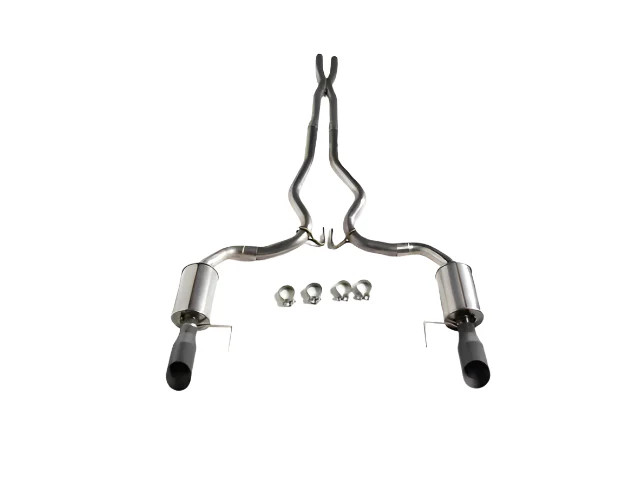 Roush 2015-2017 Mustang GT Black-Tip Cat-Back Exhaust