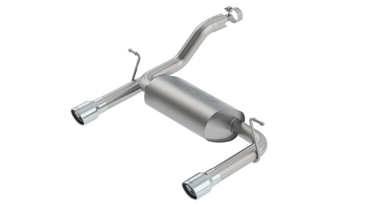 Borla 2.5" Axle-Back Exhaust 2018-2023 Jeep Wrangler Jl/ Jlu 3.6l V6, Touring Series -11955