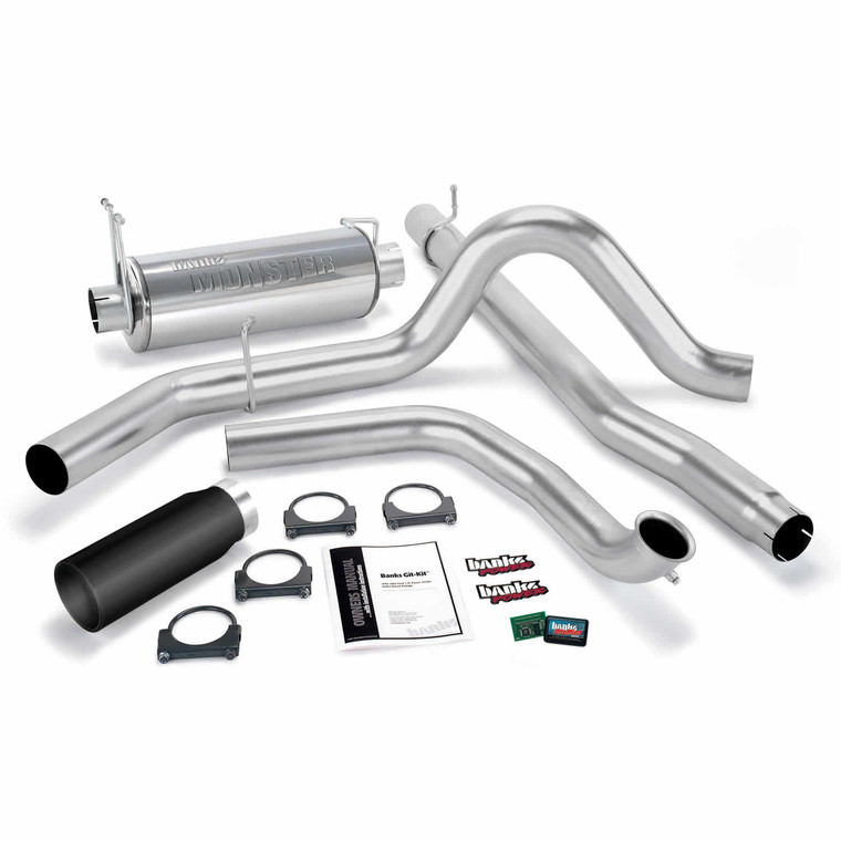 Banks Power Git-Kit 1999-03 Ford 7.3L - Black Tip (No Cat)