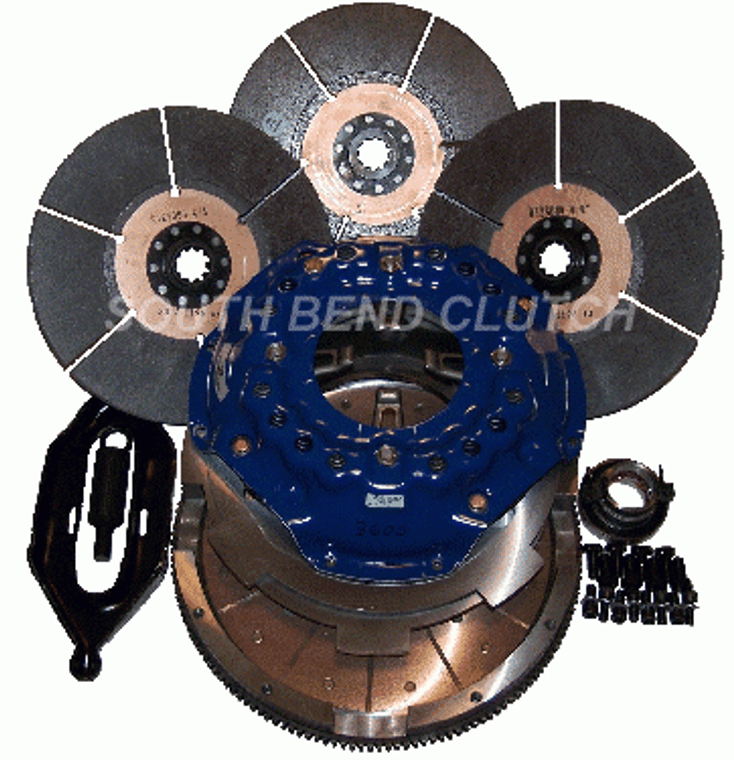 South Bend Clutch Sfi Competition Triple Disc Clutch (No Hydraulics) 900