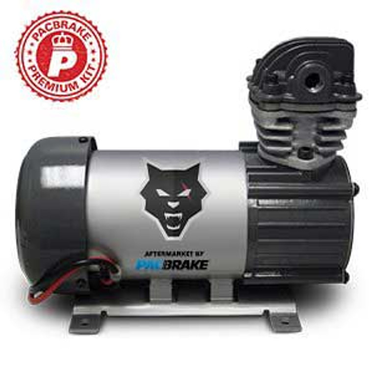 Pacbrake 12v Hp625 Series Preminum Heavy Duty Air Compressor Kit Vertical Pump Head Hp10625v W/ Pre-Built Harnesses Kit Hp10116