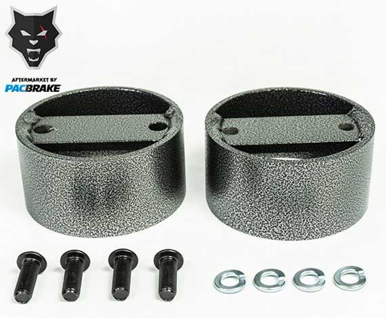 Pacbrake 2" Air Suspension Spacer Kit For Use With Single And Double Convoluted Spring Kits