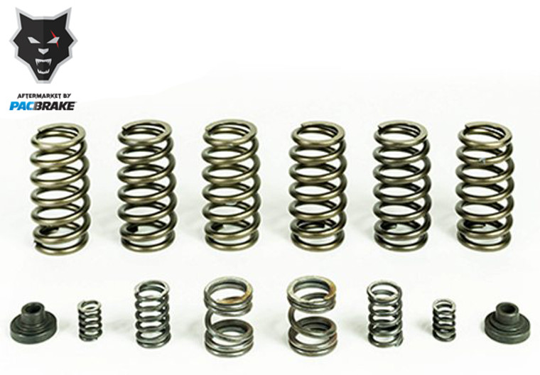 Pacbrake Spring Kit 6 HD Valve Springs For 94-98 Dodge Ram 2500/3500 Cummins 12 Valve Engine w/ P7100 Injection Pump