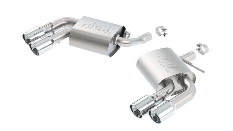 Borla 2.25" Into Muffler 2.5" And 2.75" Out Axle-Back Exhaust Camaro 3.6l V6 2016-2023 Axle-Back Exhaust S-Type