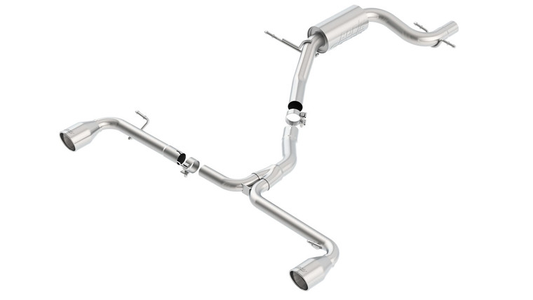 Borla 2.5" Into 2.25" Cat-Back Exhaust Gti 2010-2014 Cat-Back Exhaust S-Type