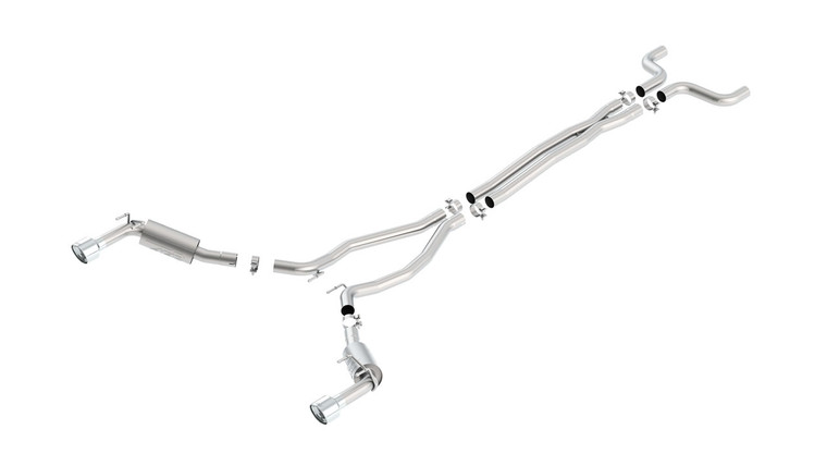 Borla 2.25" Cat-Back Exhaust Camaro Ss 2014-2015 Cat-Back Exhaust Atak