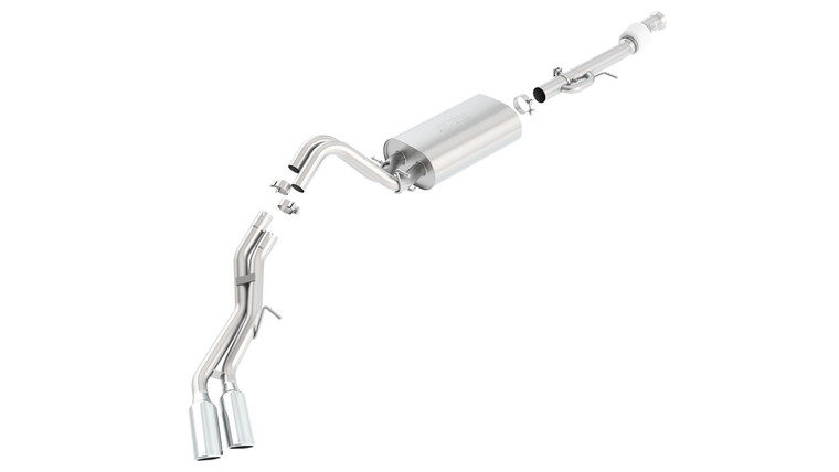 Borla 2.5" Cat-Back Exhaust Escalade Esv Yukon Denali Xl 2015-2020 Cat-Back Exhaust Touring