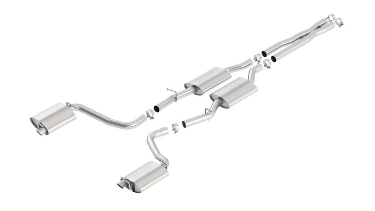 Borla 2.5" Cat-Back Exhaust 300/ Charger R/T 2015-2022 Cat-Back Exhaust S-Type