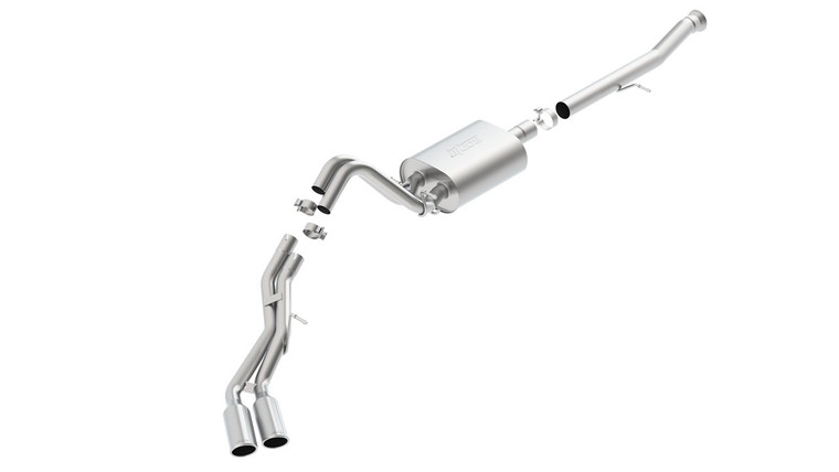 Borla 2.25", 2.5" Cat-Back Exhaust Escalade Esv Yukon Denali Xl 2015-2020 Cat-Back Exhaust S-Type