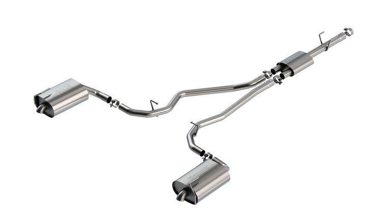 Borla 2.25" Cat-Back Exhaust Explorer 2.3l Ecoboost 2020-2022 Cat-Back Exhaust S-Type