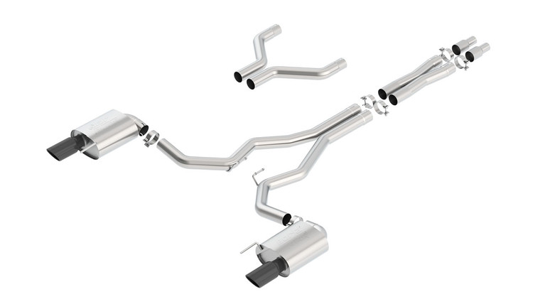 Borla 2.75", 2" Cat-Back Exhaust Mustang Gt 2015-2017 Cat-Back Exhaust Atak?