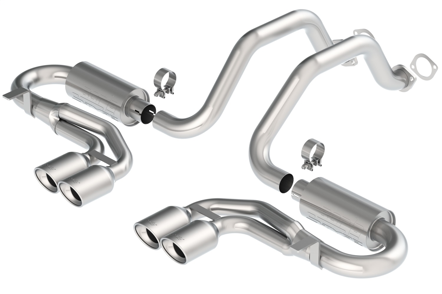 Borla 140039 - Borla S-Type Classic Cat-Back Exhaust System For
