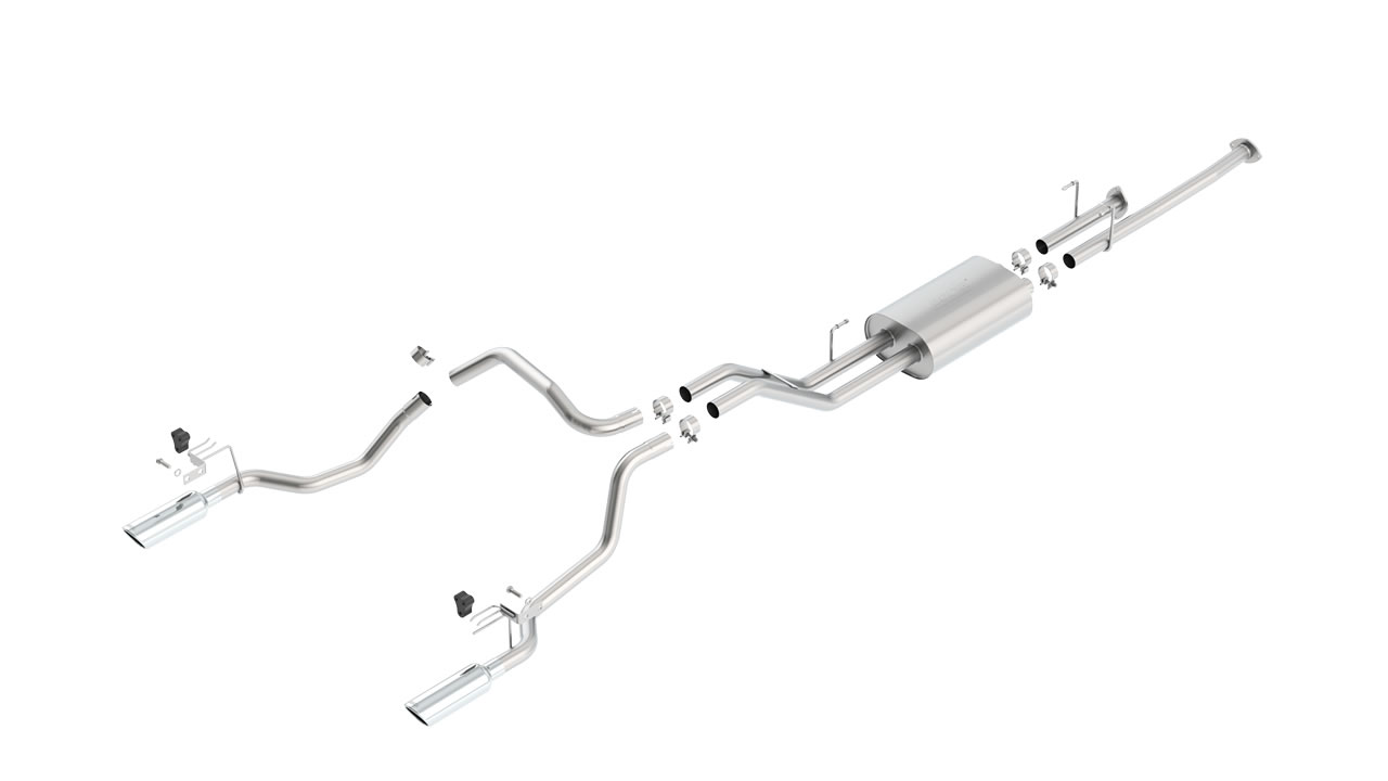 Borla - 140638 | Cat-Back System 2014-2019 Toyota Tundra 4.6L/ 5.7