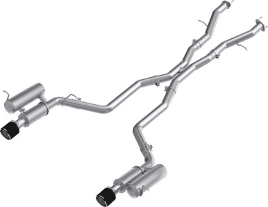 MBRP S51073CF 3” Cat-Back, Dual Split Rear w/ CF Tips, 2011-2026 Dodge