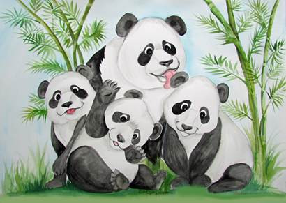 panda - Udderly Delightful Designs by Lisa Rasmussen