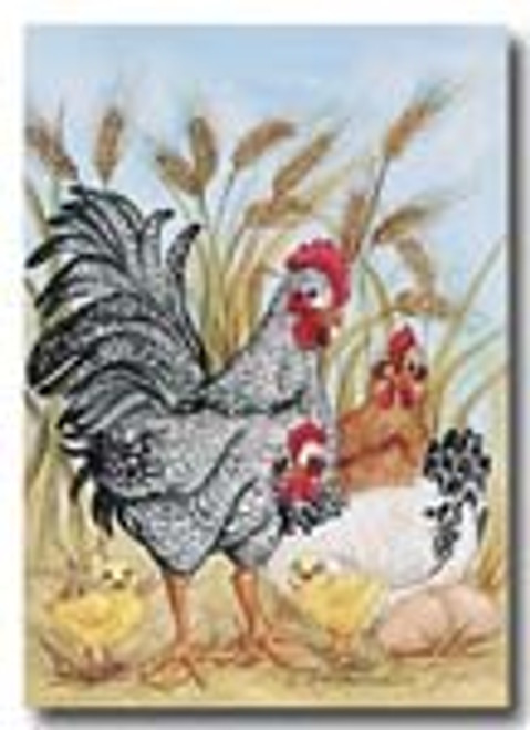 12 asst chicken cards with envelopes 