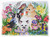 cats in the flower garden