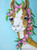 llama with flowers