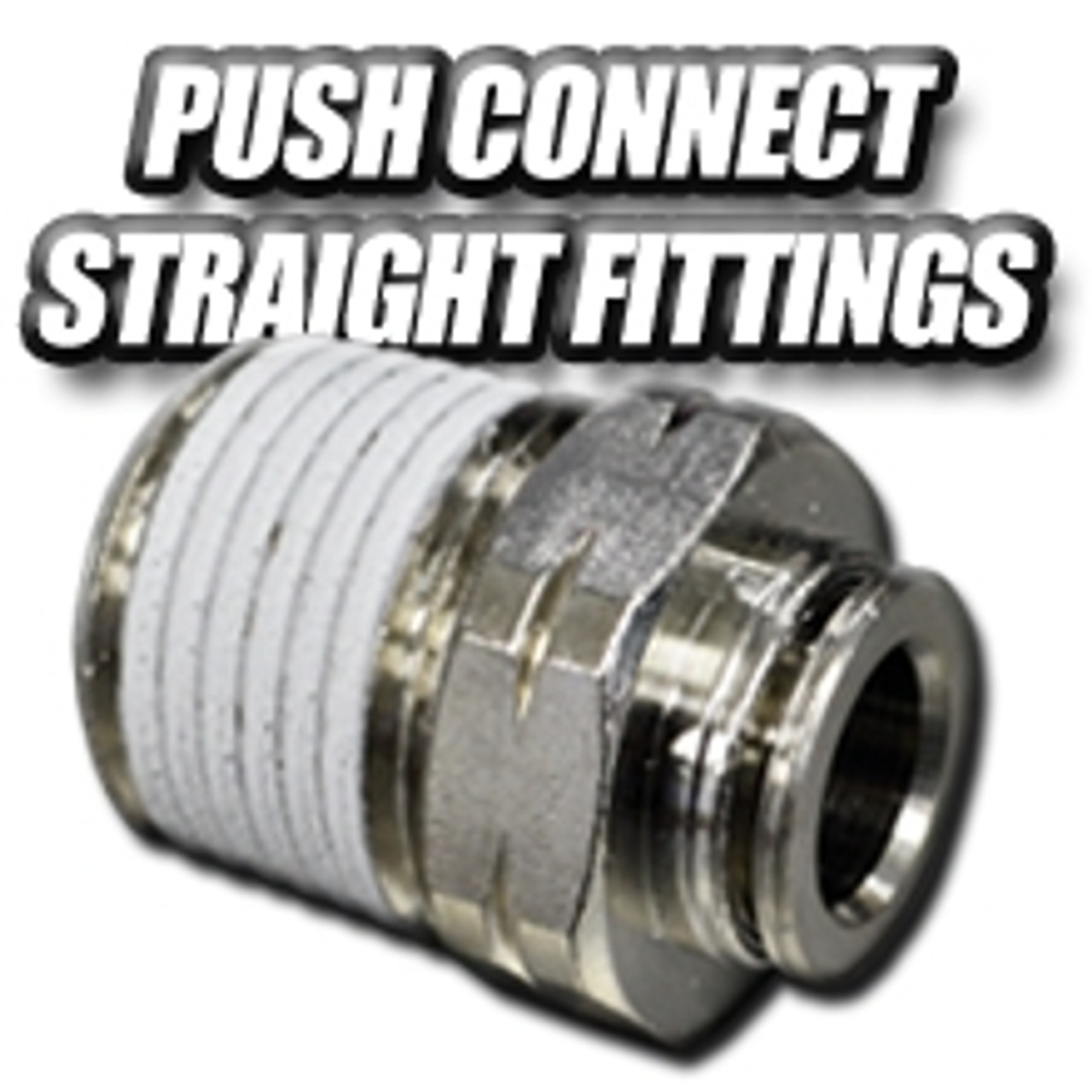 AIR RIDE Fittings Push Connect Fittings Push Connect Straight Fittings AVS