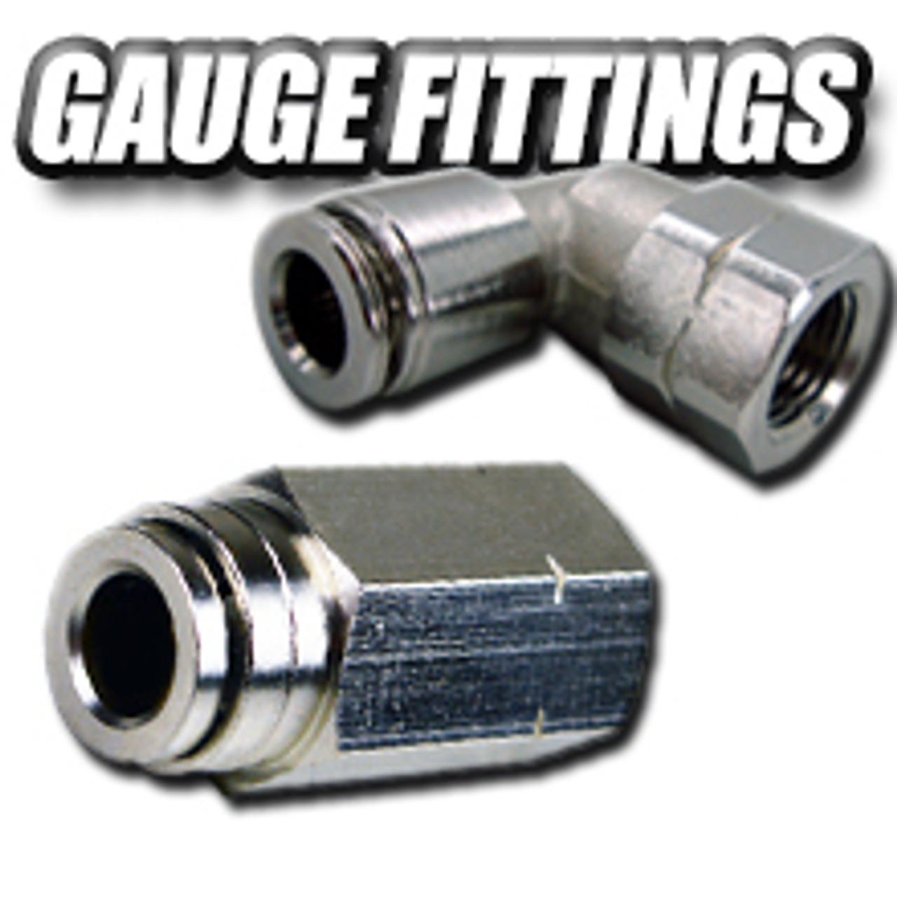 AIR RIDE Fittings Push Connect Fittings Push To Connect Gauge