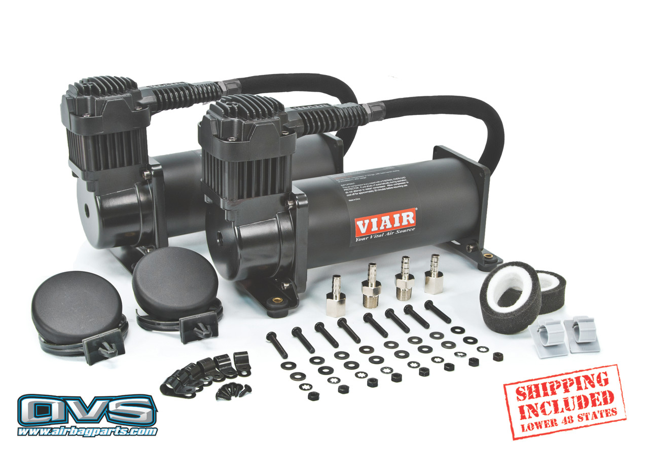 VIAIR #444C BLACK COMPRESSOR COMBO + FREE SHIPPING (WHILE SUPPLIES 新品 VIAIR 444C BLACK
