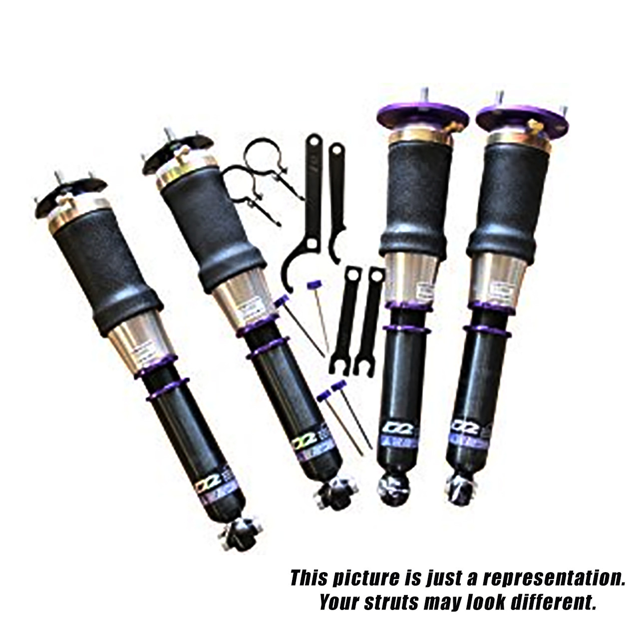 BMW 5SERIES, E39 (EXC. WAGON) 9603 / BMW M5, E39 9803 D2 AIR STRUTS