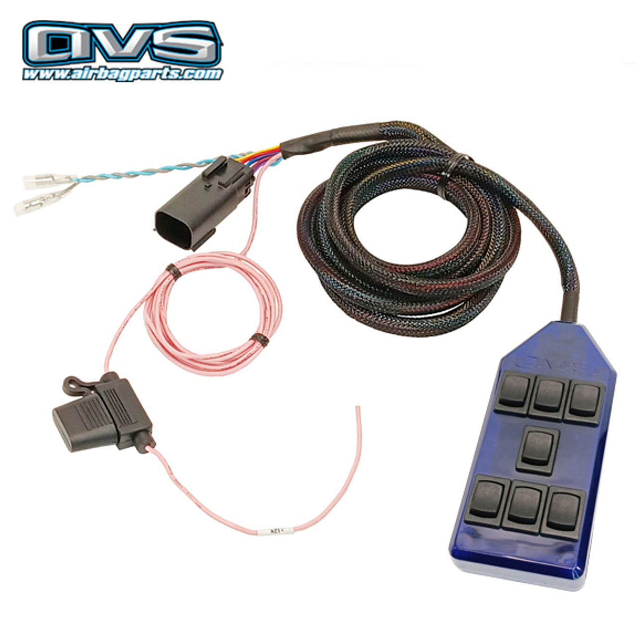 AVS SWITCH BOX - BLUE 7C-SWITCH SERIES (ROCKER) - AVS