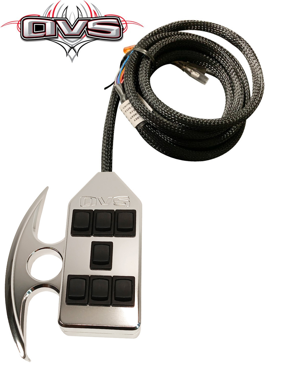 AVS SWITCH BOX - BILLET AXE -7 SWITCH SERIES (ROCKER) - AVS