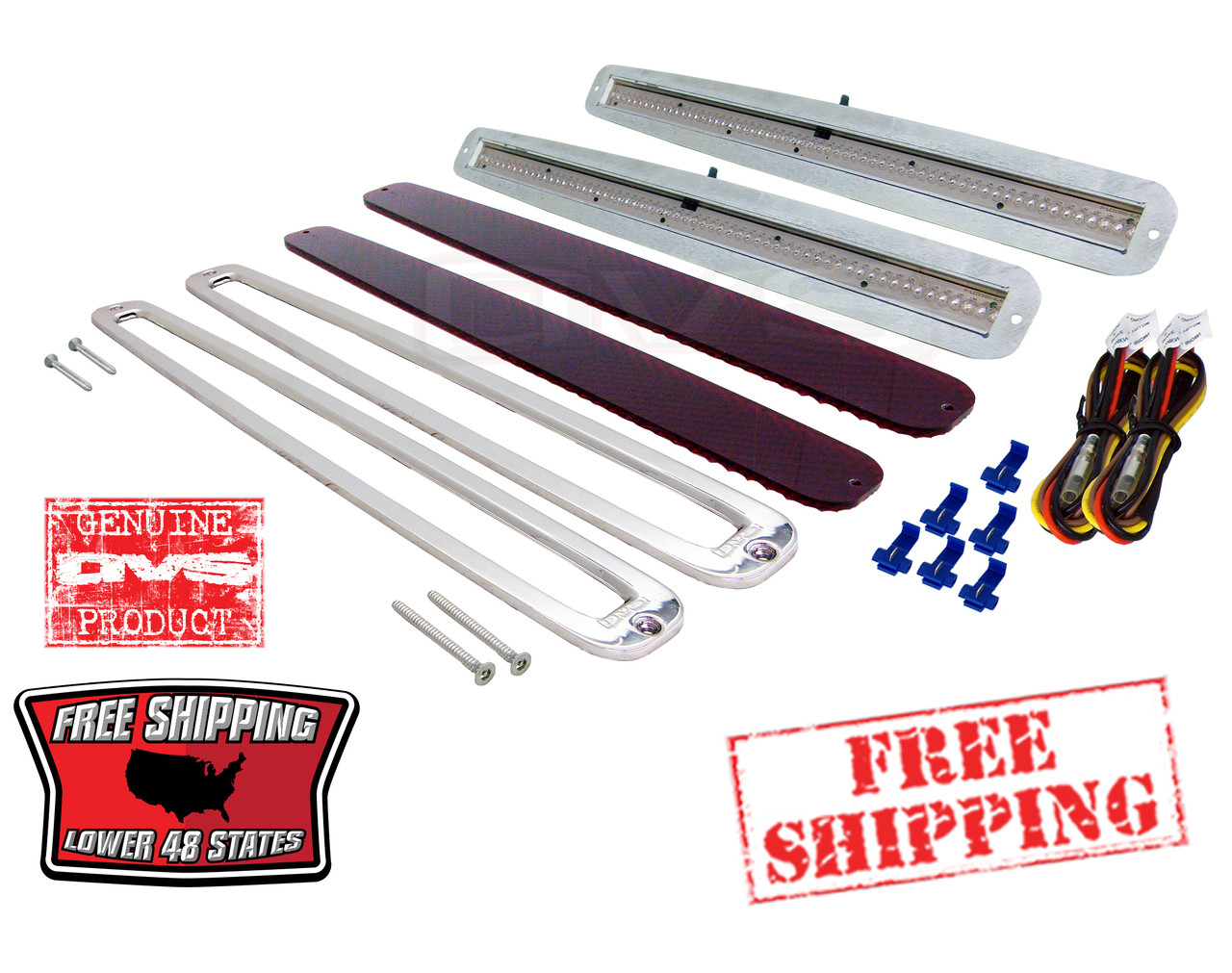 OUT OF STOCK) AVS 89-93 CADI STYLE BILLET TAIL LIGHT KIT 3-WIRE - AVS