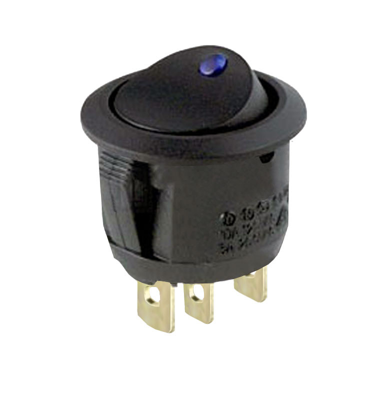Blue Rocker Switches ROCKER SWITCHES W/ BLUE LED (LATCHING) - AVS